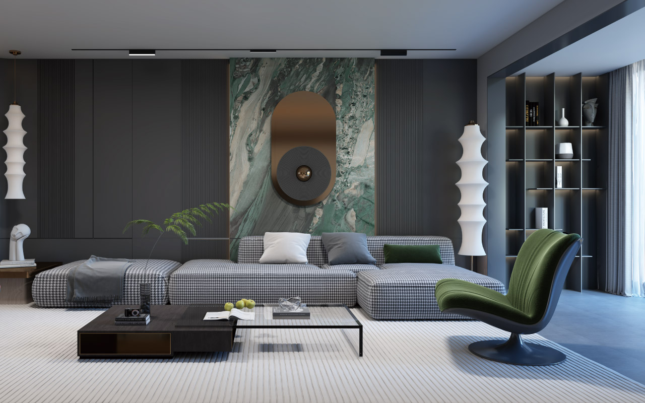 星空灰生态板-板材全屋定制案例
