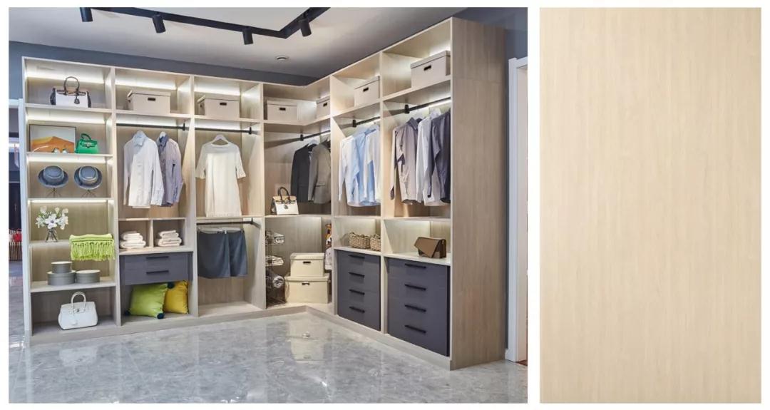 壹号娱乐纯璞系列生态板花色清风胡桃