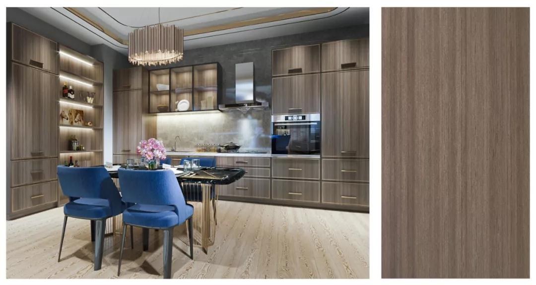 壹号娱乐免漆生态板银沙柚木